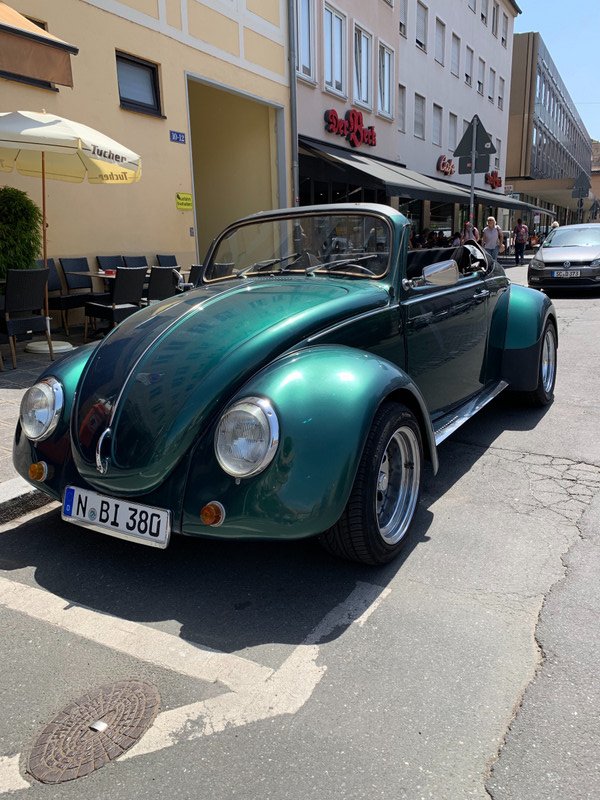 VW on the street in Regensburg 