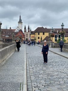 Würzburg on the old bridge. 