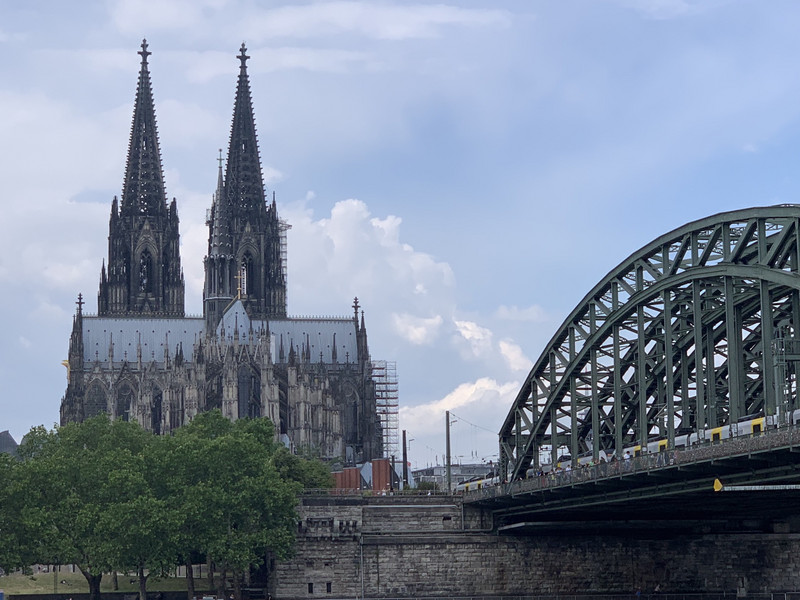 Cologne from the river. 