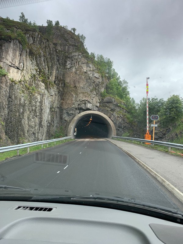 One of many tunnels along the way 