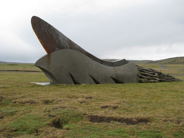 Whale monument