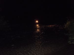 River crossing in the Dark