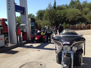 Gas stop at Maria Elena