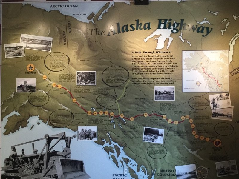 The history of the Alaska highway. 