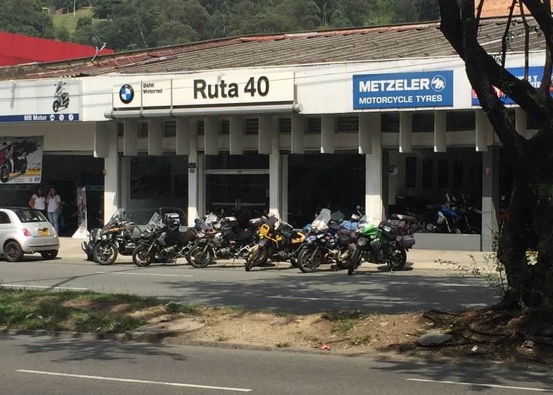 Ruta 40 BMW Motorad in Medellin 