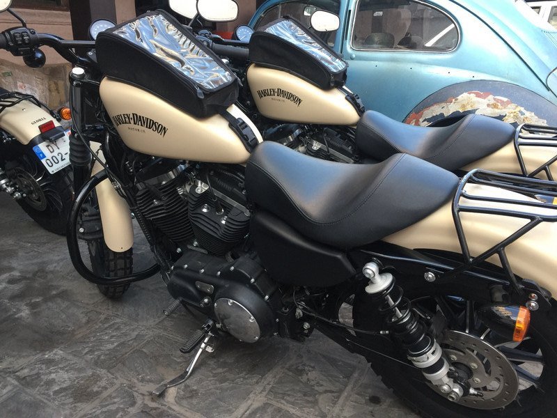 Modified Harley's in Salta. 