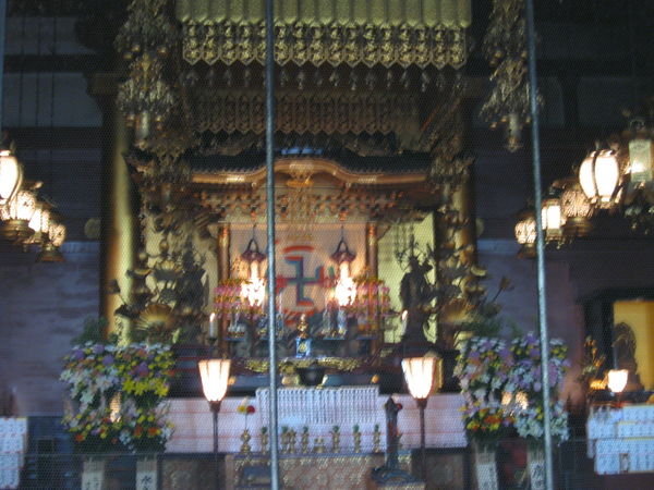 In the temple