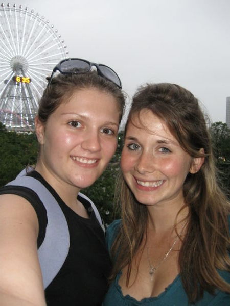 Haley and I with Ferris wheel