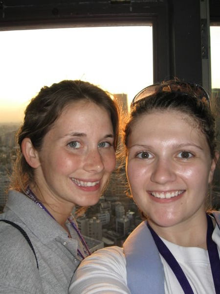 Haley and I at the tower