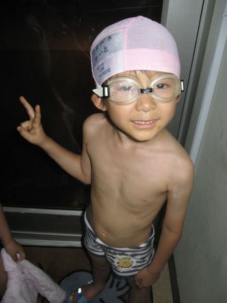 Kaito and his awesome swim gear