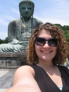 Me in front of the Buddha