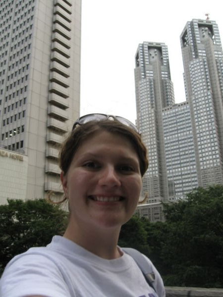 Me with the Tokyo Metropolitan Government building behind