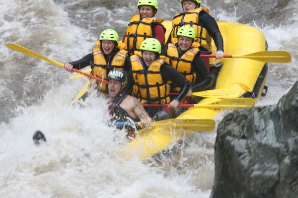 In some rapids