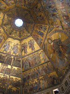 The Ceiling of the Baptistry...