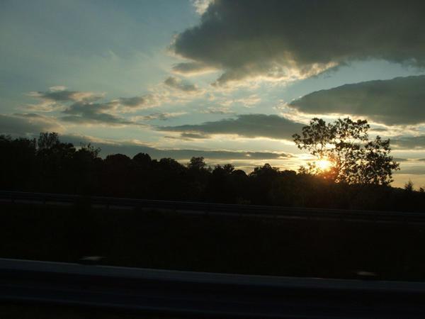 sunset in Virginia
