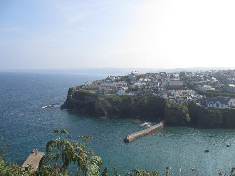 View back across the harbour at Port Isaac