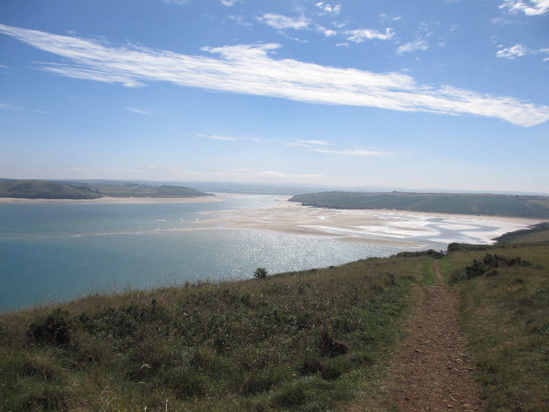 Looking from Stepper Point towards The Camel Estuary
