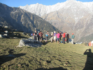 Stunning scenery from Triund camp