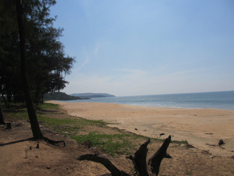 Deserted beach near Patnem