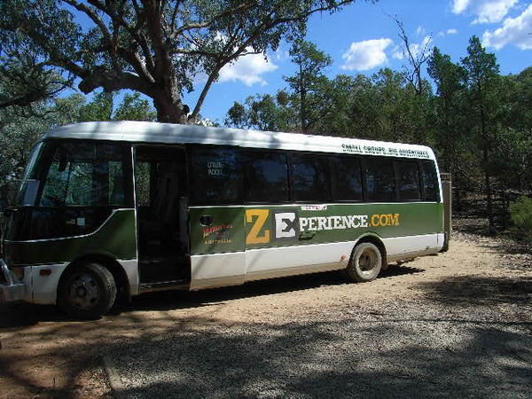 Oz bus (minus crazy Red Neck driver!)