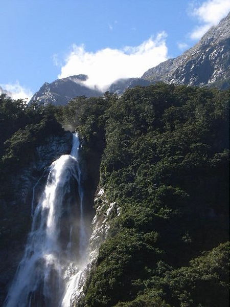 Milford Sounds waterfall