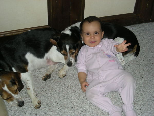 Violet Loves Those Pups 1