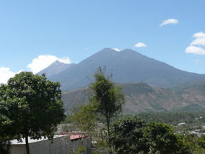 View of the volcano