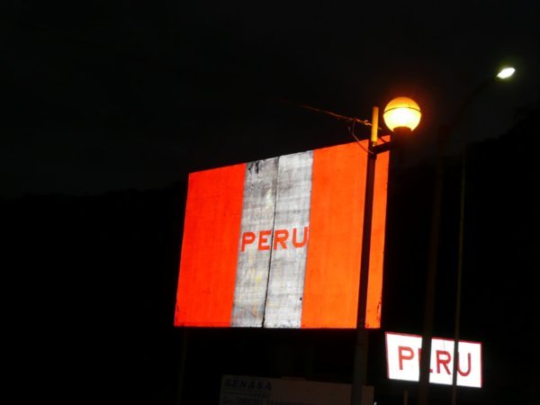 Crossing the border into Peru