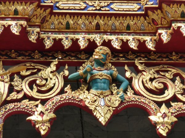Detail of the temple in Silom