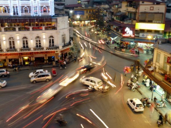 Crazy traffic Hanoi