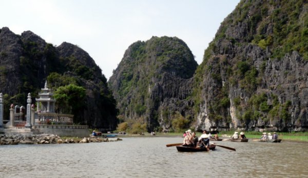 Scenery at Tam Coc national park