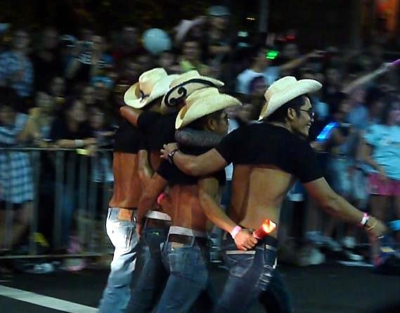 Cowboys at Sydney Mardi Gras