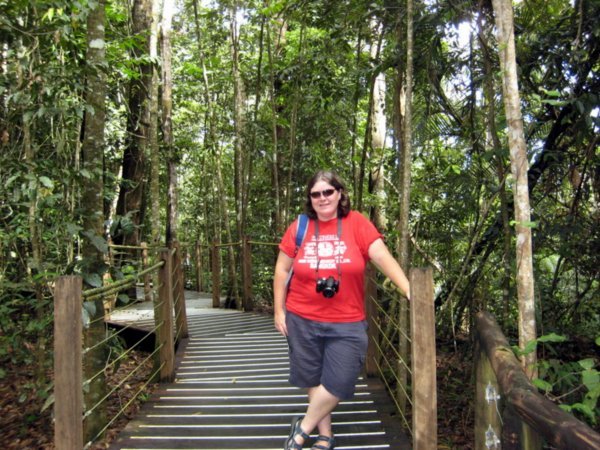 Dee in the Kuranda rainforest