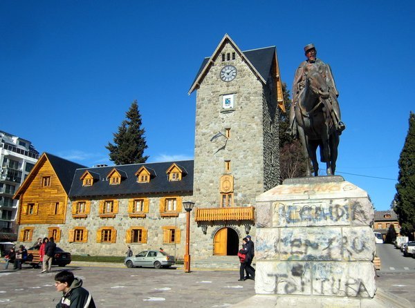 Bariloche town square
