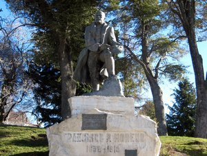 Statue of Perito Moreno in Bariloche