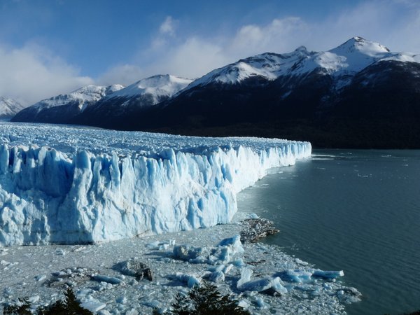 Icebergs in front of Perito Moreno glacier