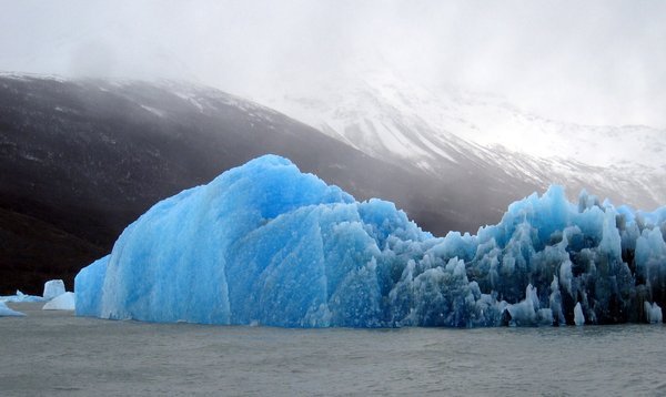 Incredible blue iceberg