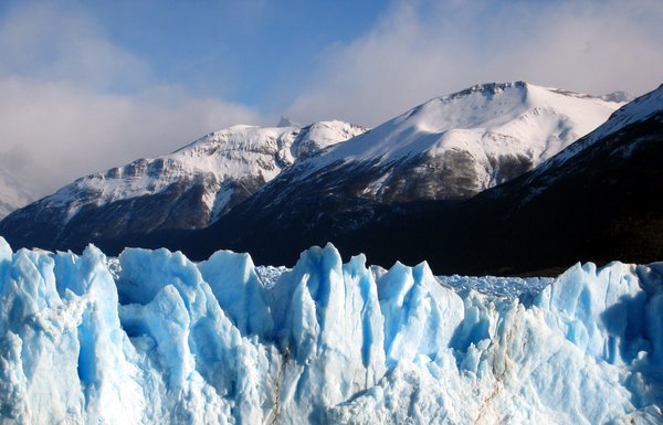 Close-up of Perito Moreno glacier