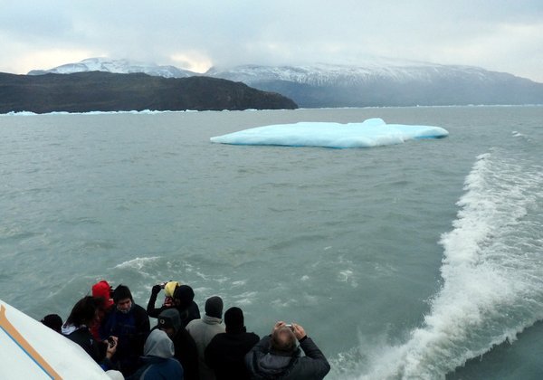 Approaching the icebergs