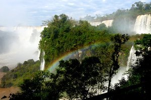 Rainbow over Iguazu