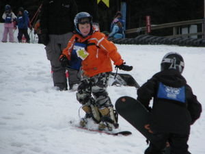 Me snowboarding