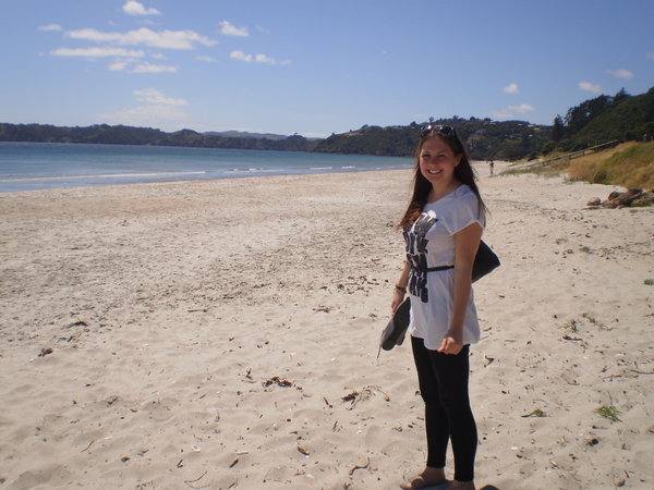 Me on Oneroa beach, Waiheke island