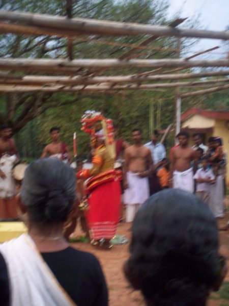 Teyyattam at the Temple