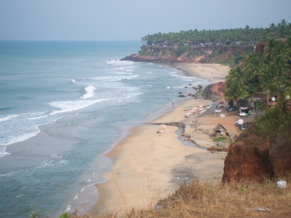 View of Papanasam Beach from South Cliff