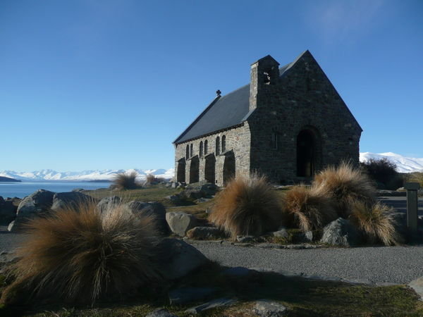 Church overlooking Lake Tekapo