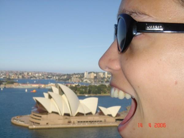 Sarah's got a big mouth...