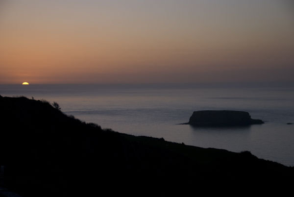 Sunset near White Park Bay, Northern Ireland