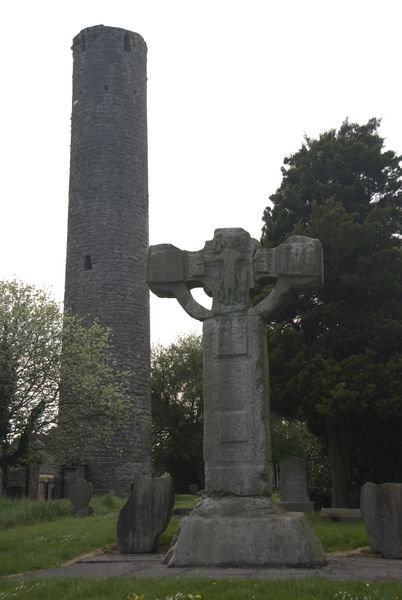High Cross and Roundtower, Kells, County Meath, Ireland