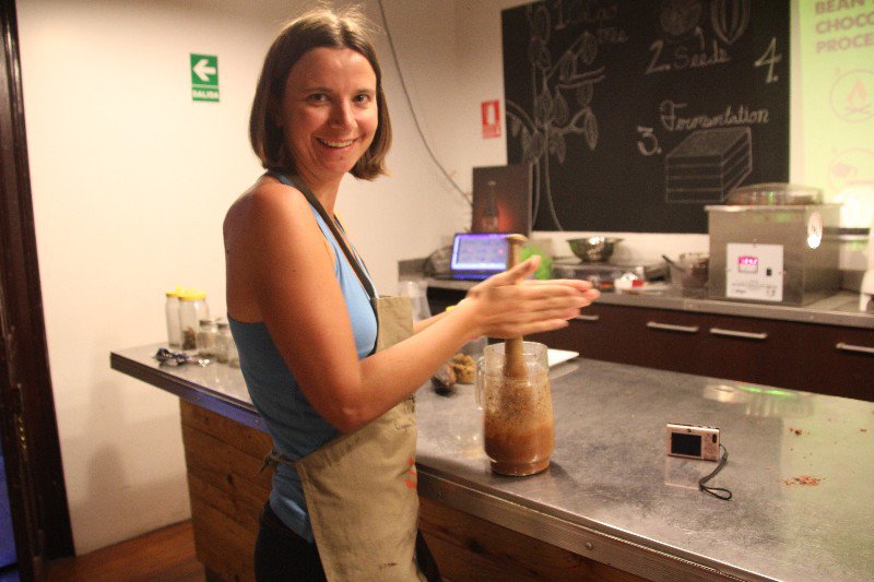 Making (bitter) Inka chocolate drink