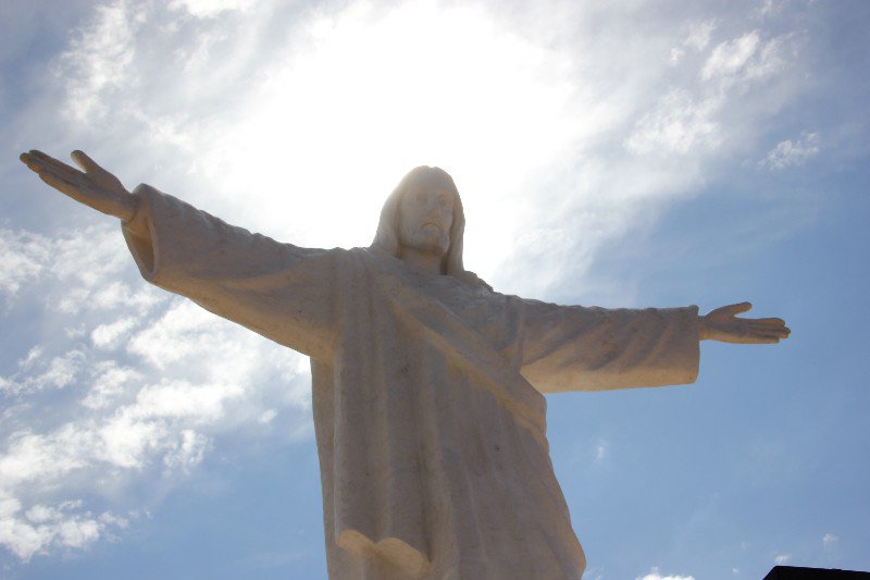 The Cusco version of Christ the Redeemer with a lot less tourists